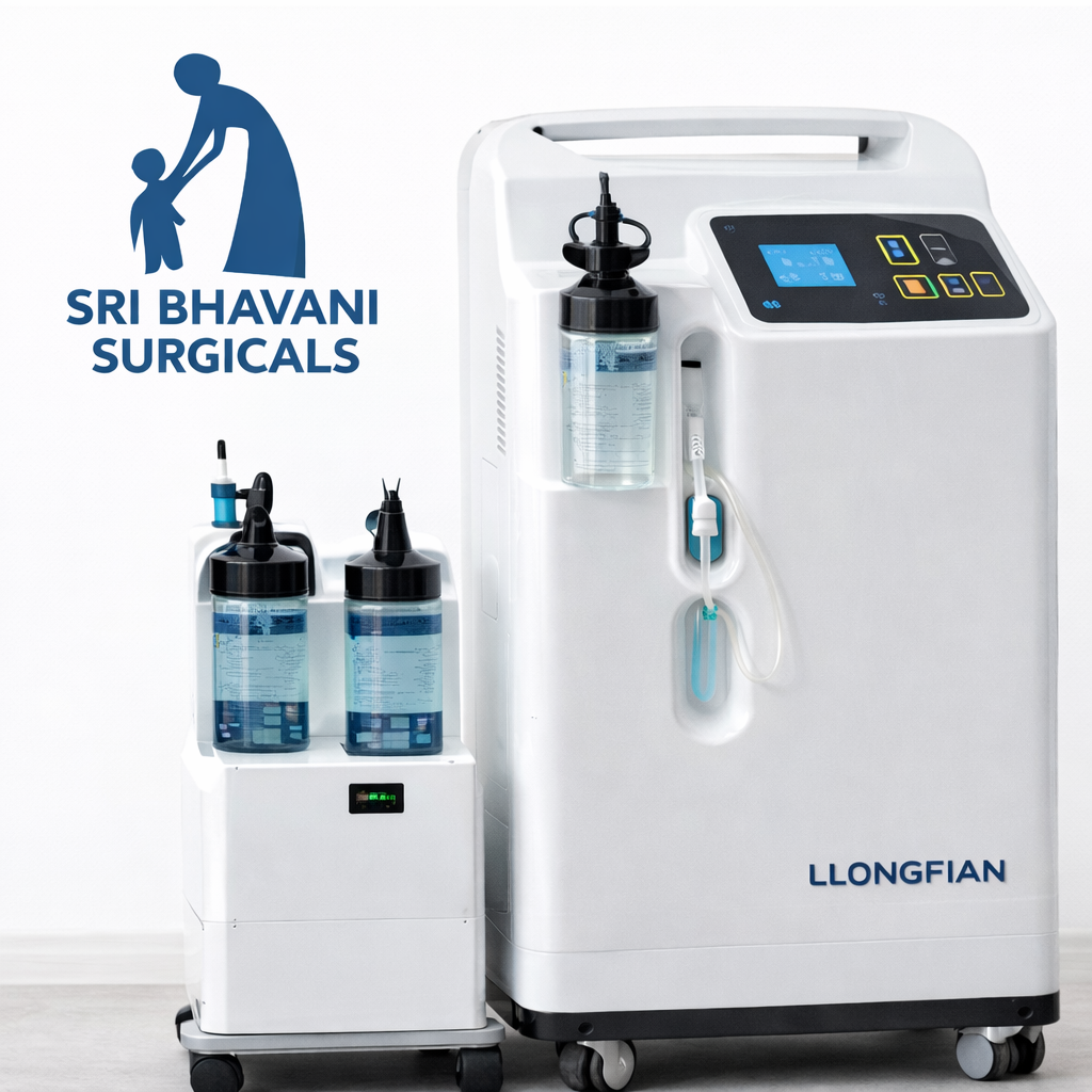Home oxygen concentrator rental in Chennai for elderly patient care