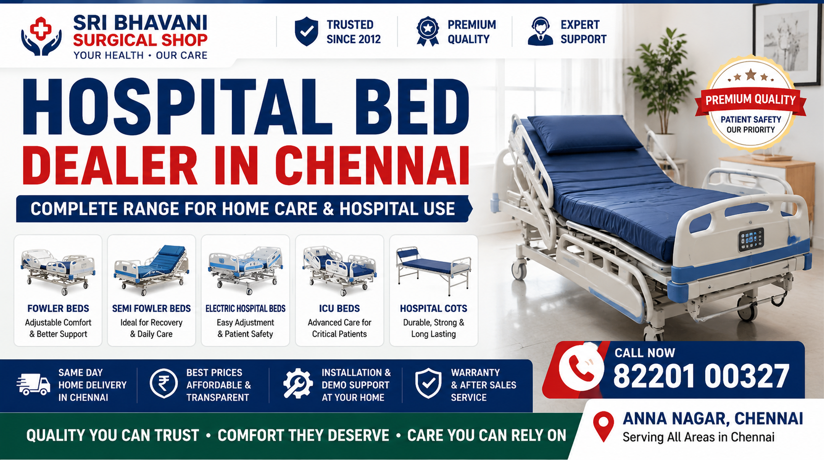 Hospital Bed Dealer in Chennai